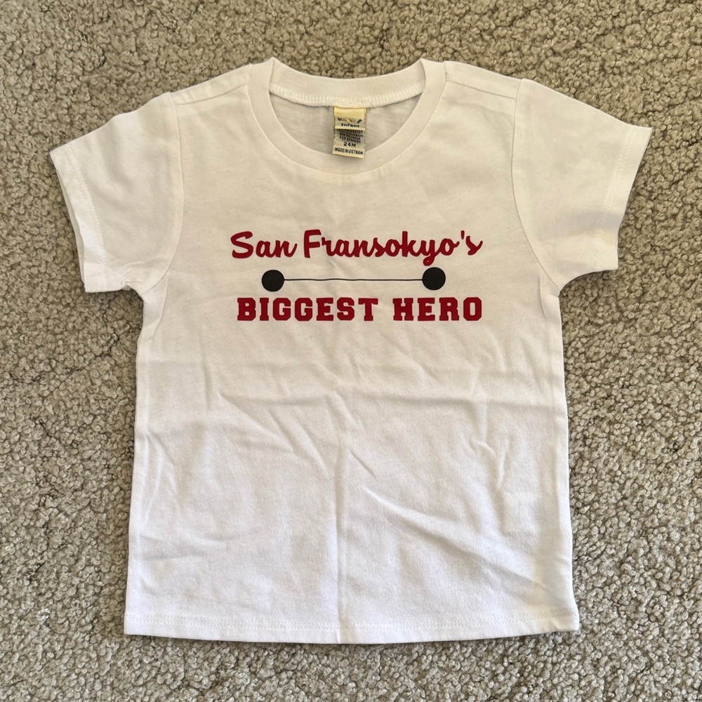 NEW Disney White Baymax T-Shirt